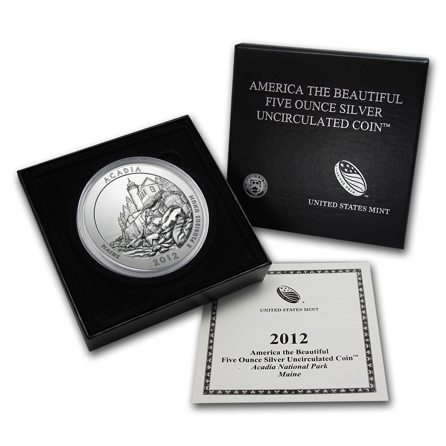 2012-P 5 oz Silver ATB Acadia (w/Box & COA) - Walmart.com