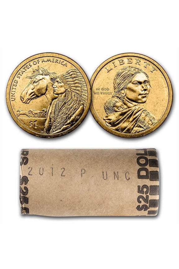 2012-P Native Amer $1 - 17th Century Trade Routes (25 Coin Roll)