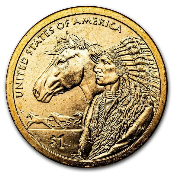 2012-P Native Amer $1 - 17th Century Trade Routes BU