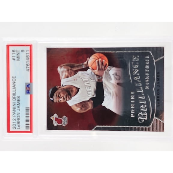 2012 Panini Brilliance LeBron James #116 PSA 9