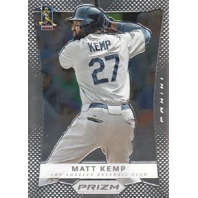 2012 Panini Prizm #3 Matt Kemp Baseball Trading Card