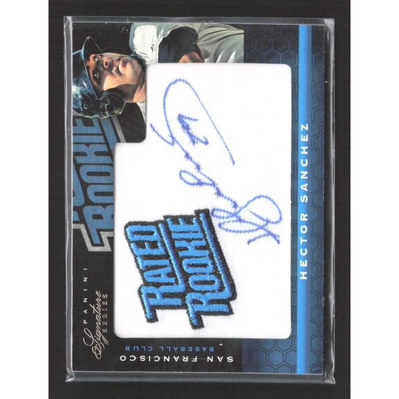 2012 Panini Signature Series Hector Sanchez #119 /299 Rated Rookie Patch
