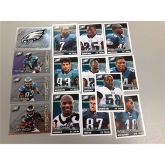 2012 Panini Stickers Philadelphia Eagles Team Set 14 Sticker Cards