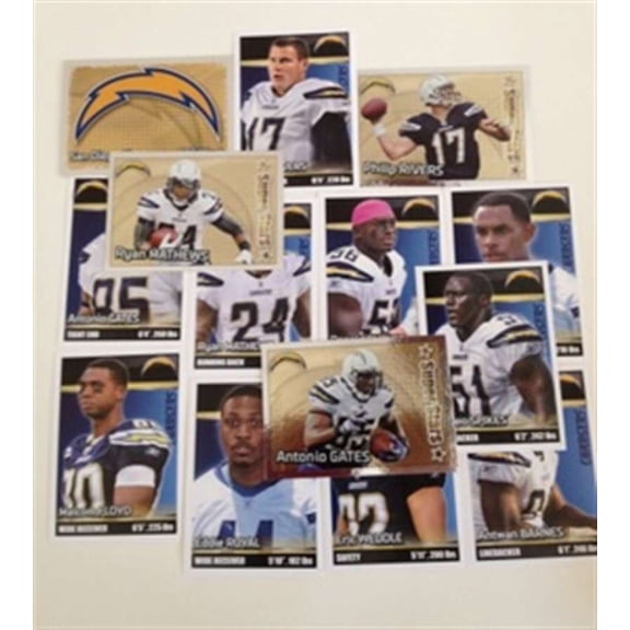 2012 Panini Stickers San Diego Chargers Team Set 14 Sticker Cards Ryan Mathews