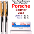 thumbnail image 1 of 2012 Porsche Boxster Performance Beam Wipers (Set of 2), 1 of 3