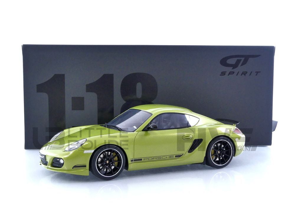 GT-SPIRIT 1:18 Porsche Cayman R year 2012 green GT425 model