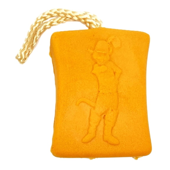 2012 Puss in Boots Cat Shrek Forever After Embossed Bath Sponge - 2.5 in. X 3.5 in.