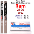 thumbnail image 1 of 2012 Ram 2500 Beam Blade Wipers (Set of 2), 1 of 3