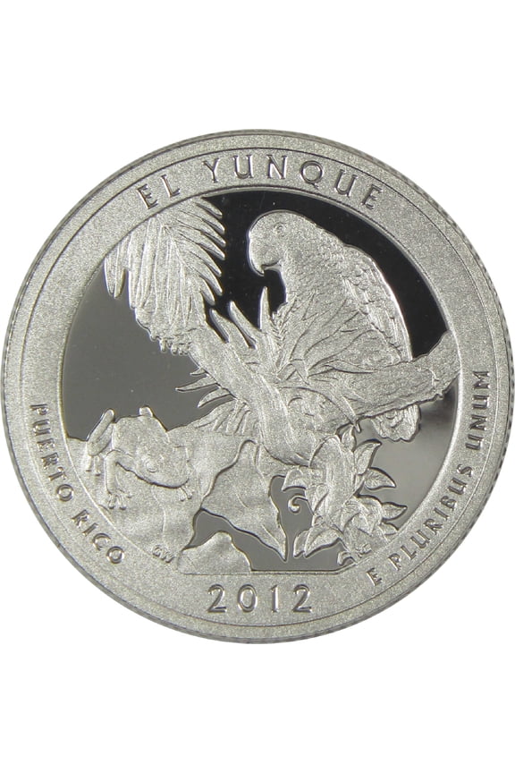 2012 S El Yunque National Forest Quarter Choice Proof Silver 25c Coin