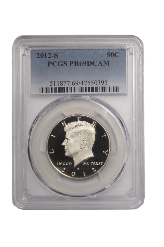 2012-S Kennedy Half Dollar PCGS PR69DCAM Proof  Graded Coin