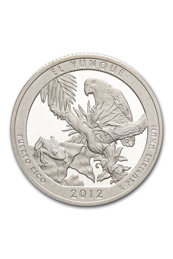 2012-S Quarter ATB El Yunque National Forest Proof (Silver)