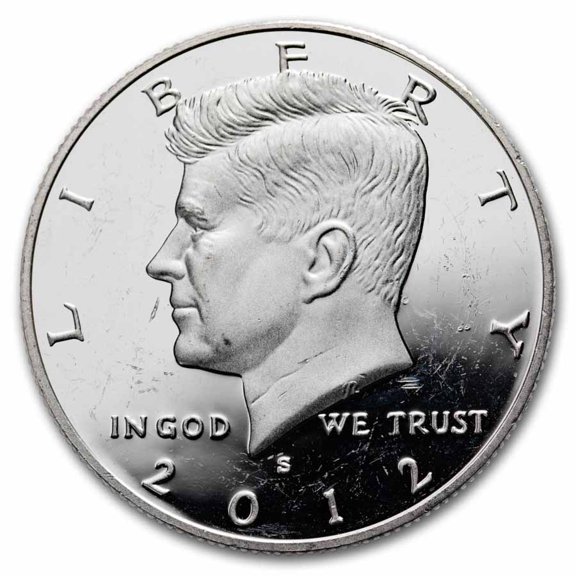 2012-S Silver Kennedy Half Dollar Gem Proof (Impaired)