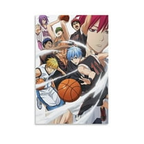 2012 School Anime Television Series Kuroko's Basketball Role Poster Artworks Picture Print Poster Wall Art Painting Canvas Gift Decor Home Posters Decorative 12x18inch(30x45cm)
