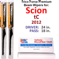 thumbnail image 1 of 2012 Scion tC Performance Beam Wipers (Set of 2), 1 of 3