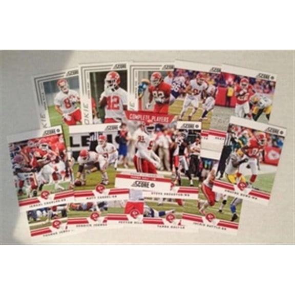2012 Score w Rookies, Inserts Kansas City Chiefs Team Set 15 Cards Bowe
