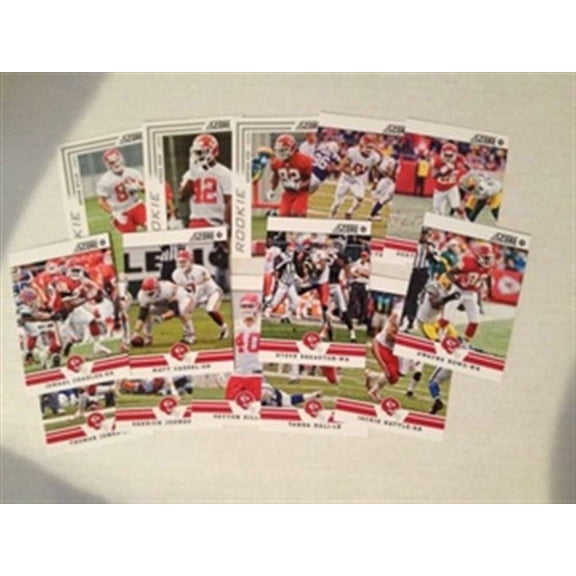 2012 Score w Rookies Kansas City Chiefs Team Set 14 Cards Bowe