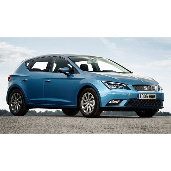 2012 Seat Leon - 12x18 Inch Laminated Poster - Stunning Detail and Bold Colors