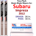thumbnail image 1 of 2012 Subaru Impreza Base Beam Blade Wipers (Set of 2), 1 of 3