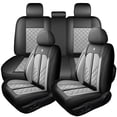 thumbnail image 1 of 2012 for Subaru Legacy Seat Cover, Premium Leather 360° Full Wrapped Set Anti-Slip Backing Protect and Upgrade Seats, Black and Gray Car Seat Covers, Pet Car Seat Covers, 1 of 9