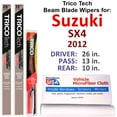 thumbnail image 1 of 2012 Suzuki SX4 Beam Blade Wipers (Set of 3) w/Rear Wiper, 1 of 4