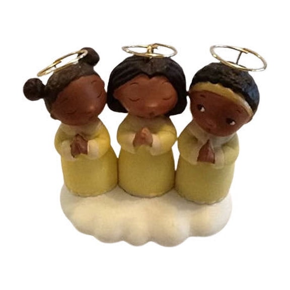 2012 Three Little Angels (Angels) Hallmark Keepsake Christmas Tree Ornament - QSM7751