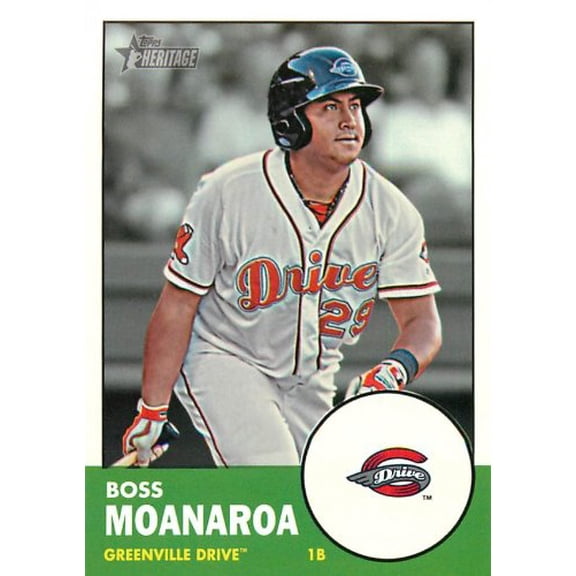 2012 Topps Heritage Minors #40 Boss Moanaroa MLB Baseball Trading Card