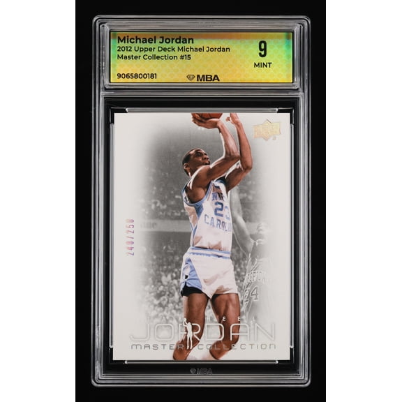 2012 Upper Deck Michael Jordan Master Collection Michael Jordan #15 MBA 9
