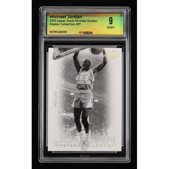 2012 Upper Deck Michael Jordan Master Collection Michael Jordan #17 MBA 9