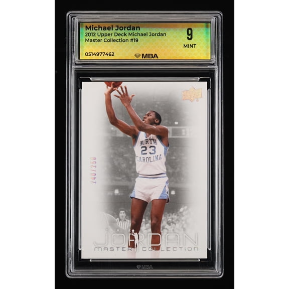 2012 Upper Deck Michael Jordan Master Collection Michael Jordan #19 MBA 9