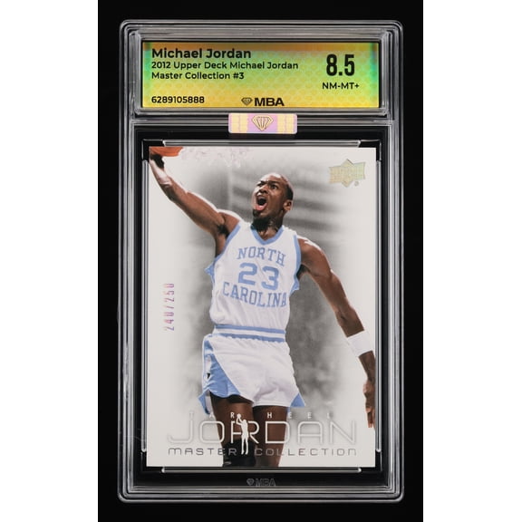 2012 Upper Deck Michael Jordan Master Collection Michael Jordan #3 MBA 8.5