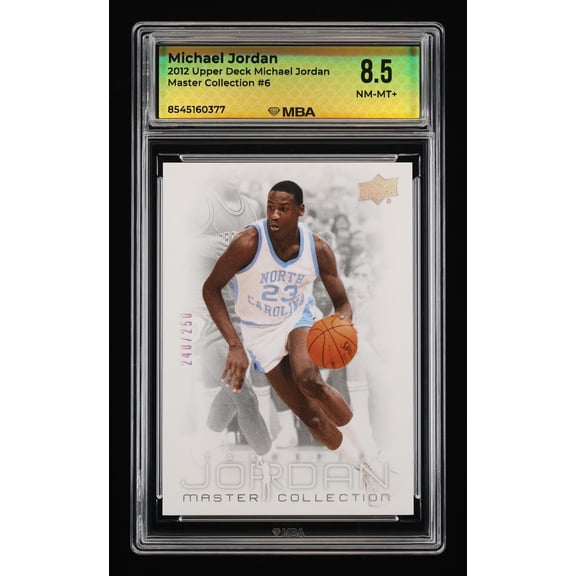 2012 Upper Deck Michael Jordan Master Collection Michael Jordan #6 MBA 8.5