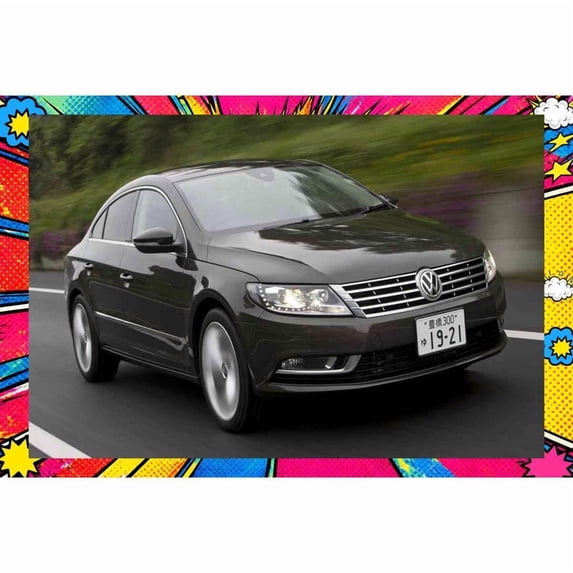 2012 Volkswagen CC JP - Pop Art Edition | 20x30 Inch Laminated Poster ...