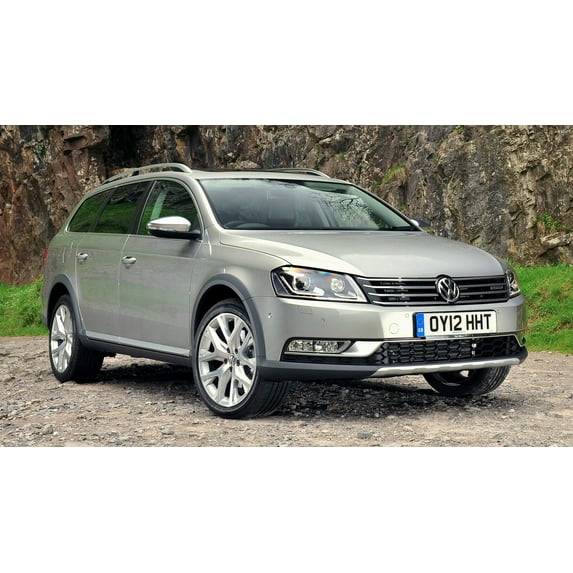 2012 Volkswagen Passat Alltrack UK - 20x30 Inch Glossy Laminated Poster - Stunning Detail and Bold Colors