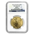 thumbnail image 1 of 2012-W 1 oz Burnished Gold Eagle MS-70 NGC (FR), 1 of 3