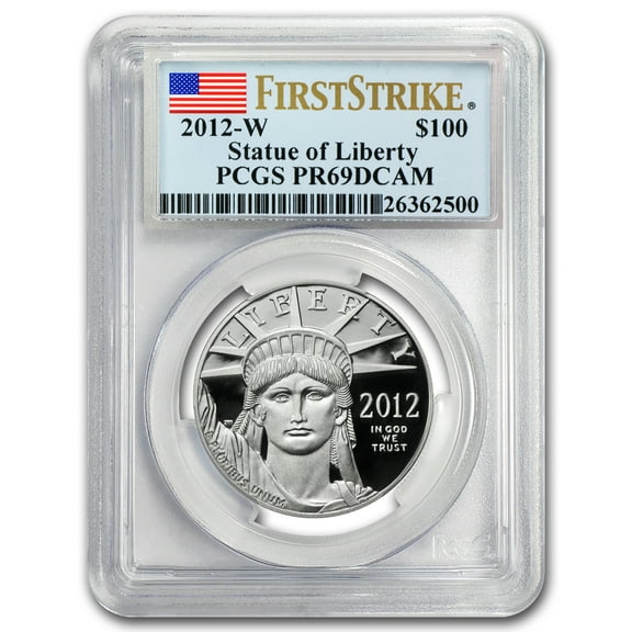 2012-W 1 oz Proof Platinum Eagle PR-69 DCAM PCGS (FirstStrike)
