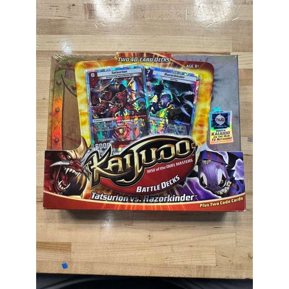 2012 Wizards of the Coast Kaijudo Battle Decks Foil Tatsurion vs Razorkinder Battle Decks