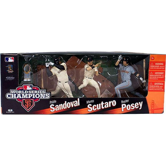 2012 World Series Champions Action Figure 3-Pack MLB
