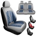 thumbnail image 1 of 2012 for Nissan Versa Car Seat Protectors Faux Leather Daily Protection Vehicle Specific Comfort Fit Armrest Compatible, 1 of 9