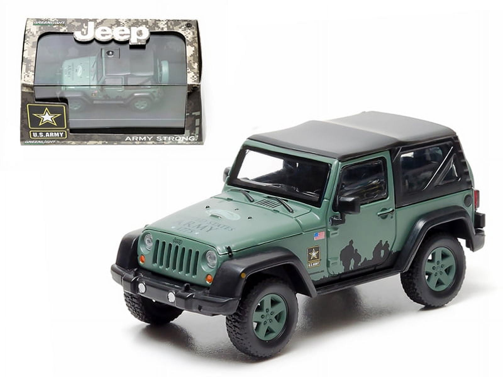 2012 Jeep Wrangler U.S. Army Hard Top Dark Green W - Walmart.com