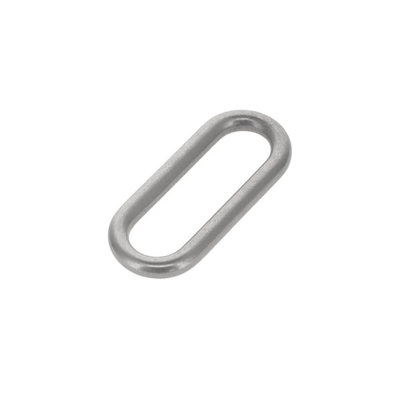 20122 Nickel Matte, Single Loop, Solid Brass-LL