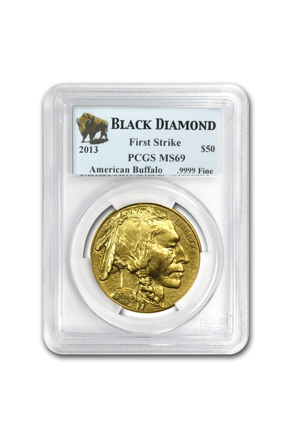 2013 1 oz Gold Buffalo MS-69 PCGS (FS, Black Diamond)