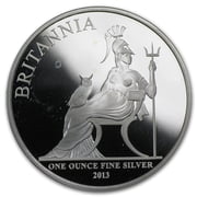 2013 1 oz Silver Proof Britannia Abrasions