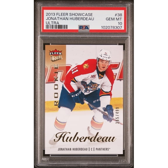 2013-14 Fleer Showcase Ultra Jonathan Huberdeau #38 PSA 10