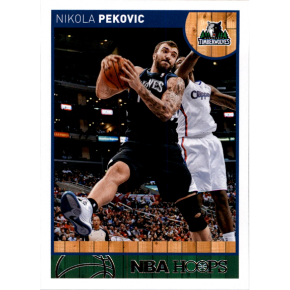2013-14 Hoops #207 Nikola Pekovic NBA Basketball Trading Card