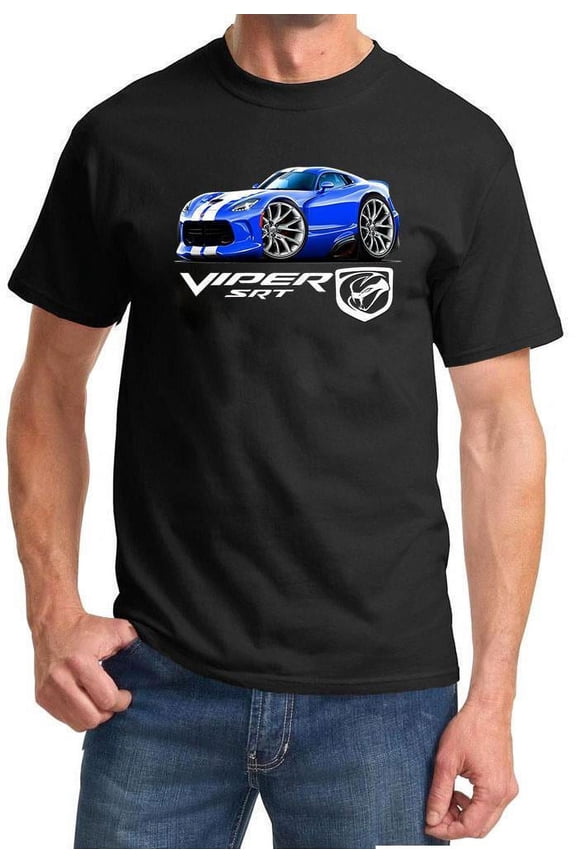2013-17 SRT Viper Exotic Car Full Color Tshirt NEW FREE SHIPPING