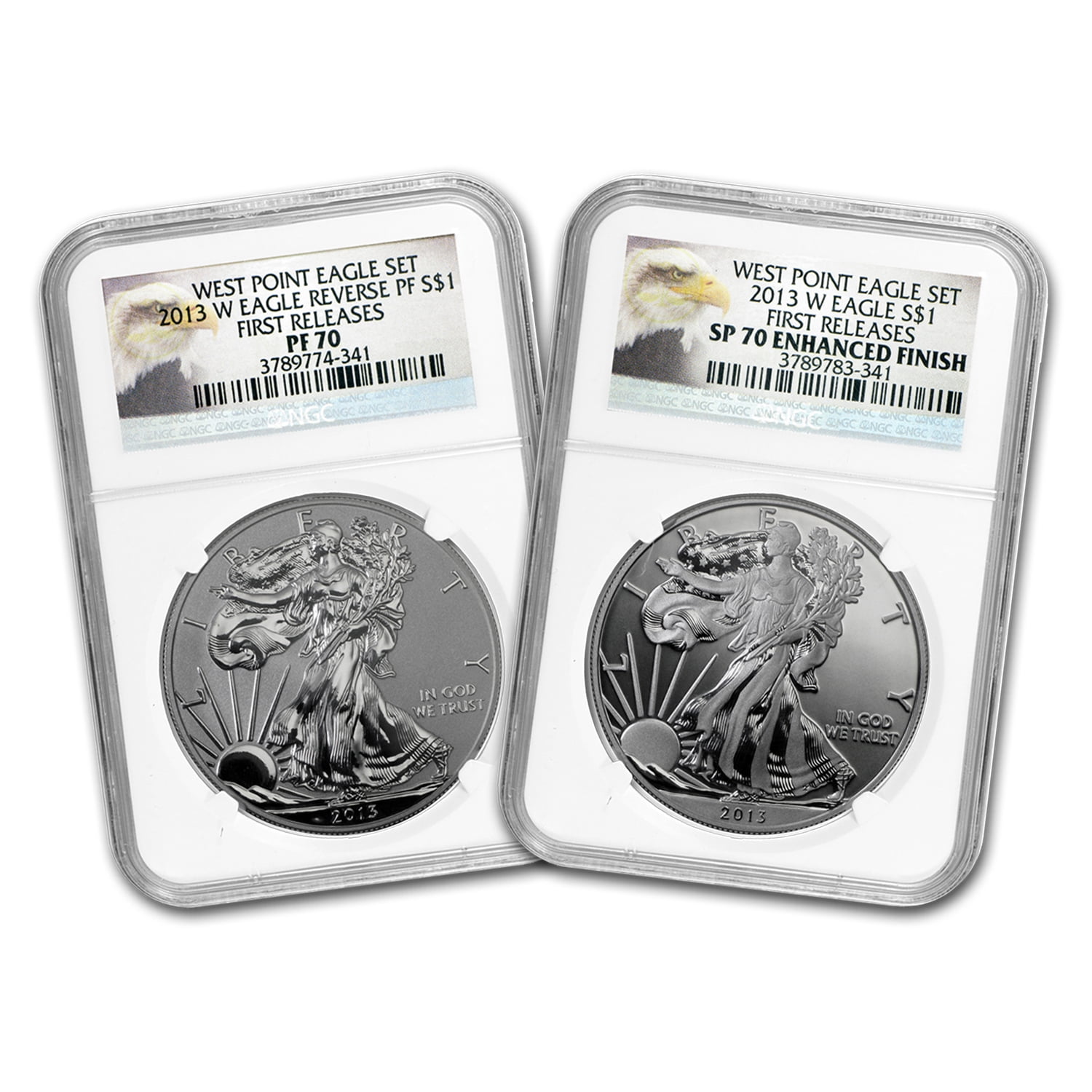 希少　2013 アメリカ　イーグル銀貨　2枚セット　NGC PF70 SP70 希少 2013 アメリカ イーグル銀貨 2枚セット NGC PF70 SP70 2013 (S