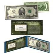 2013 $2 New York B* BEP Uncirculated Real Currency Rare Star Note with Display & COA