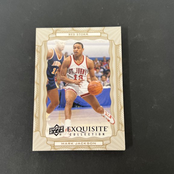2013 2012-13 Upper Deck Exquisite Collection Collegiate Signatures Mark Jackson #CS-MA Autograph Patch