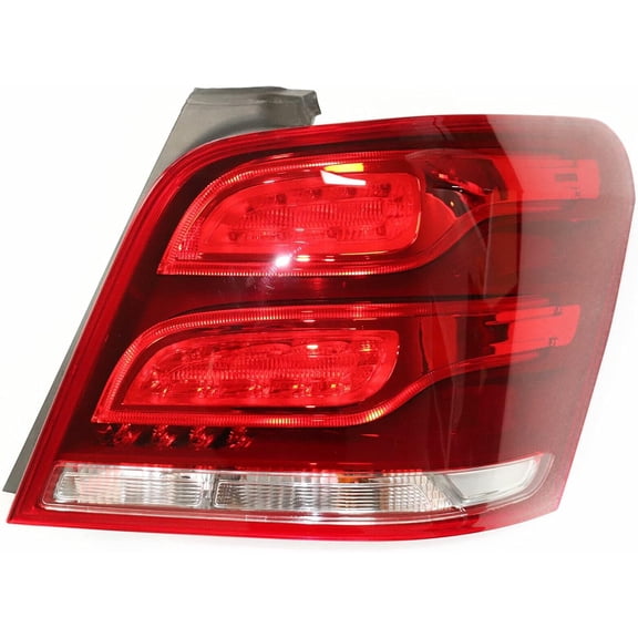 For 2013 2014 2015Mercedes Benz GLK250 GLK350 Tail Lights Lamp Assembly, Passenger Right Side Taillights Red Lens Halogen Brake Stop Rear Tail Light - RH
