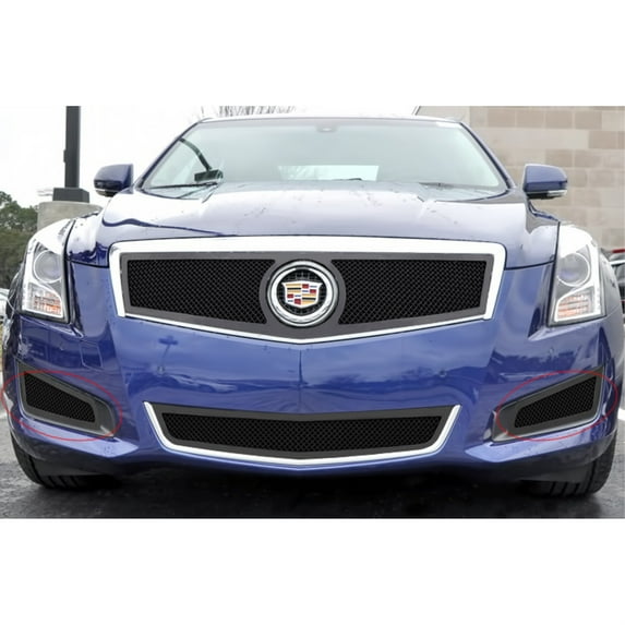 2013-2014 Cadillac Ats Stainless Steel Black Powder Coated Finish 1.8 Mm Wire Mesh Black Wire Mesh Grille